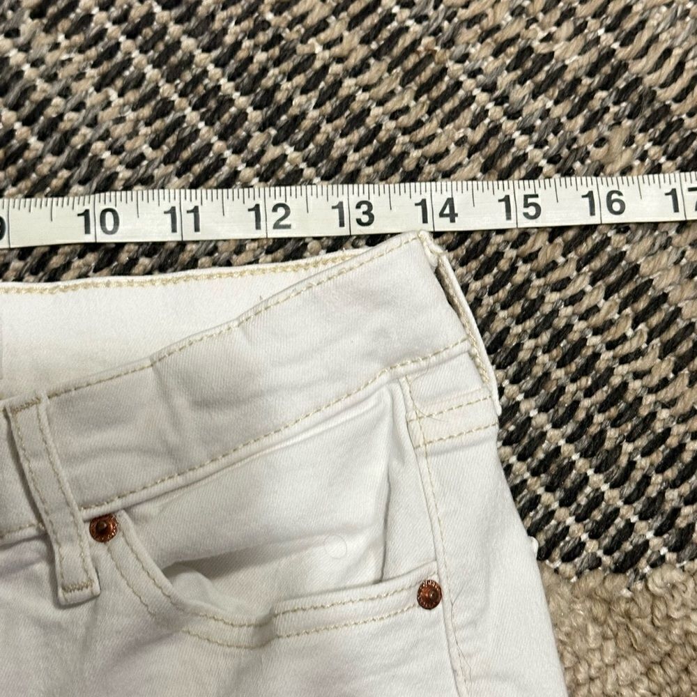 Topshop White Jamie High-Waist Skinny Jeans Size 30 Tall - Picture 12 of 13